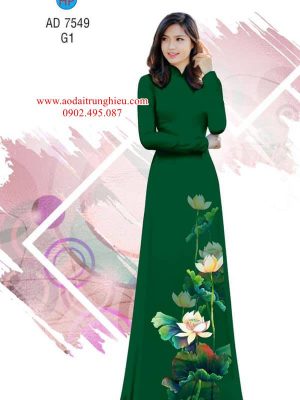 Vải áo dài Sen Việt kiểu mới AD 7549 41 1562860662 286 Vai ao dai Sen Viet kieu moi AD 7549