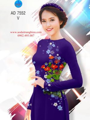 Vải áo dài Hoa cỏ hồn nhiên thiết kế 2019 AD 7552 32 1562861005 272 Vai ao dai Hoa co hon nhien thiet ke 2019