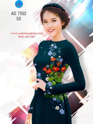 Vải áo dài Hoa cỏ hồn nhiên thiết kế 2019 AD 7552 30 1562861005 524 Vai ao dai Hoa co hon nhien thiet ke 2019