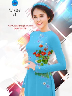 Vải áo dài Hoa cỏ hồn nhiên thiết kế 2019 AD 7552 28 1562861005 702 Vai ao dai Hoa co hon nhien thiet ke 2019