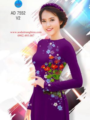 Vải áo dài Hoa cỏ hồn nhiên thiết kế 2019 AD 7552 29 1562861005 707 Vai ao dai Hoa co hon nhien thiet ke 2019