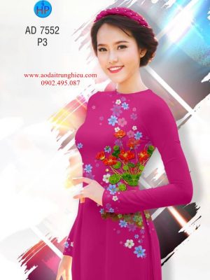 Vải áo dài Hoa cỏ hồn nhiên thiết kế 2019 AD 7552 22 1562861005 928 Vai ao dai Hoa co hon nhien thiet ke 2019