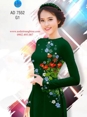 Vải áo dài Hoa cỏ hồn nhiên thiết kế 2019 AD 7552 34 1562861006 212 Vai ao dai Hoa co hon nhien thiet ke 2019