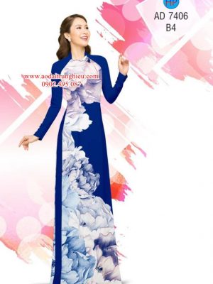 Vải áo dài Hoa in 3D kiểu mới AD 7406 26 1562861145 177 Vai ao dai Hoa in 3D kieu moi AD 7406