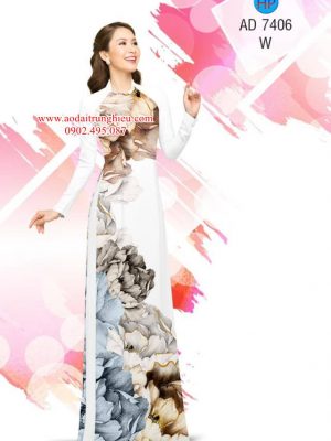 Vải áo dài Hoa in 3D kiểu mới AD 7406 35 1562861145 290 Vai ao dai Hoa in 3D kieu moi AD 7406