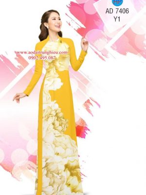 Vải áo dài Hoa in 3D kiểu mới AD 7406 31 1562861145 741 Vai ao dai Hoa in 3D kieu moi AD 7406