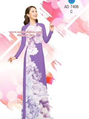 Vải áo dài Hoa in 3D kiểu mới AD 7406 36 1562861146 846 Vai ao dai Hoa in 3D kieu moi AD 7406