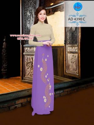 Vải áo dài Công kiểu mới AD 4390 22 1562861801 138 Vai ao dai Cong kieu moi AD 4390