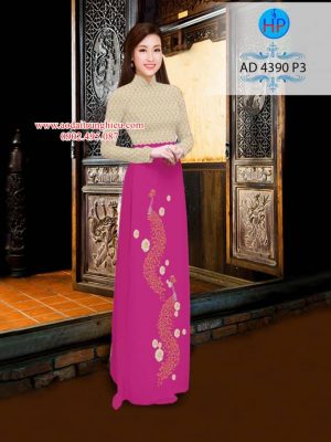 Vải áo dài Công kiểu mới AD 4390 21 1562861801 977 Vai ao dai Cong kieu moi AD 4390