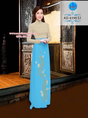 Vải áo dài Công kiểu mới AD 4390 32 1562861803 387 Vai ao dai Cong kieu moi AD 4390