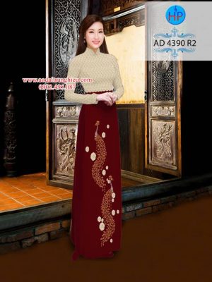 Vải áo dài Công kiểu mới AD 4390 30 1562861803 433 Vai ao dai Cong kieu moi AD 4390