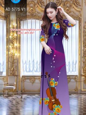 Vải áo dài Đàn và hoa thiết kế 2019 AD 5775 25 1562862740 187 Vai ao dai Dan va hoa thiet ke 2019 AD