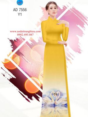 Vải áo dài thiên nga mới ra AD 7556 22 1562866415 854 Vai ao dai thien nga moi ra AD 7556