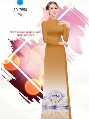 Vải áo dài thiên nga mới ra AD 7556 21 1562866415 894 Vai ao dai thien nga moi ra AD 7556