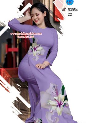 Vải áo dài Hoa Ly đẹp thanh cao kiểu mới AD B3954 24 1562866649 612 Vai ao dai Hoa Ly dep thanh cao kieu moi
