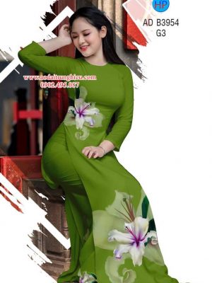 Vải áo dài Hoa Ly đẹp thanh cao kiểu mới AD B3954 21 1562866649 734 Vai ao dai Hoa Ly dep thanh cao kieu moi
