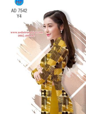 Vải áo dài Hoa văn thiết kế 2019 AD 7542 30 1562866939 420 Vai ao dai Hoa van thiet ke 2019 AD 7542
