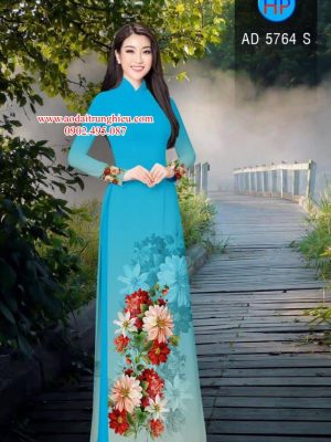 Vải áo dài Hoa in 3D kiểu mới AD 5764 22 1562867165 489 Vai ao dai Hoa in 3D kieu moi AD 5764