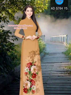Vải áo dài Hoa in 3D kiểu mới AD 5764 28 1562867166 164 Vai ao dai Hoa in 3D kieu moi AD 5764