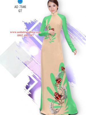 Vải áo dài Hoa hồng thiết kế 2019 AD 7546 21 1562867329 179 Vai ao dai Hoa hong thiet ke 2019 AD 7546