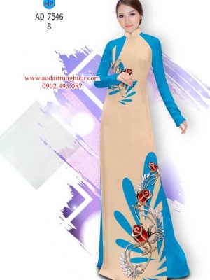 Vải áo dài Hoa hồng thiết kế 2019 AD 7546 30 1562867330 214 Vai ao dai Hoa hong thiet ke 2019 AD 7546