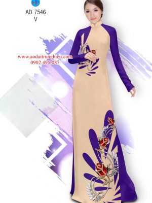 Vải áo dài Hoa hồng thiết kế 2019 AD 7546 35 1562867330 442 Vai ao dai Hoa hong thiet ke 2019 AD 7546