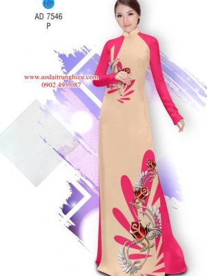 Vải áo dài Hoa hồng thiết kế 2019 AD 7546 27 1562867330 470 Vai ao dai Hoa hong thiet ke 2019 AD 7546