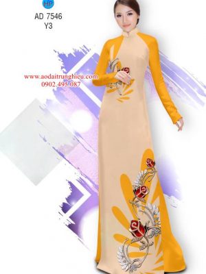 Vải áo dài Hoa hồng thiết kế 2019 AD 7546 37 1562867330 632 Vai ao dai Hoa hong thiet ke 2019 AD 7546