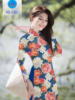 Vải áo dài Đẹp tươi như hoa mới ra AD 5387 27 1562868858 129 Vai ao dai Dep tuoi nhu hoa moi ra AD