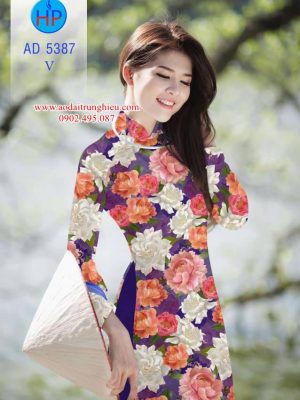 Vải áo dài Đẹp tươi như hoa mới ra AD 5387 24 1562868858 574 Vai ao dai Dep tuoi nhu hoa moi ra AD