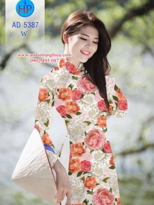 Vải áo dài Đẹp tươi như hoa mới ra AD 5387 28 1562868858 810 Vai ao dai Dep tuoi nhu hoa moi ra AD