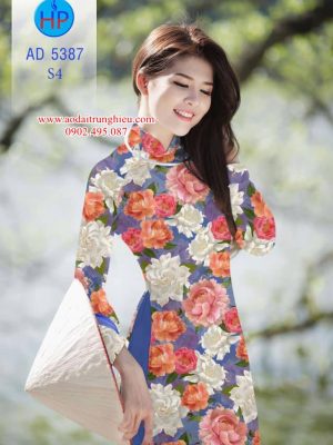 Vải áo dài Đẹp tươi như hoa mới ra AD 5387 21 1562868858 822 Vai ao dai Dep tuoi nhu hoa moi ra AD