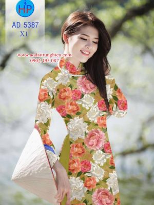 Vải áo dài Đẹp tươi như hoa mới ra AD 5387 25 1562868858 836 Vai ao dai Dep tuoi nhu hoa moi ra AD