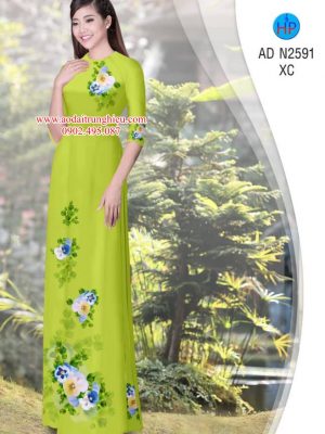 Vải áo dài Hoa in 3D thiết kế 2019 AD N2591 21 1562945741 577 Vai ao dai Hoa in 3D AD
