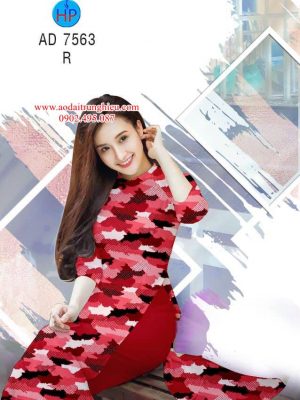 Vải áo dài Áo lính mới ra AD 7563 26 1563203362 69 Vai ao dai Ao linh AD