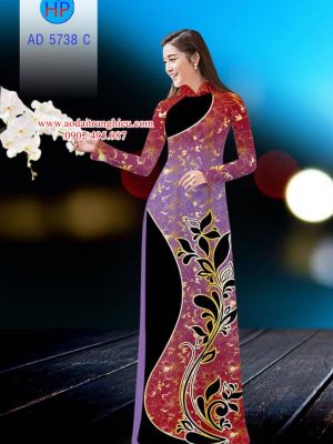 Vải áo dài Hoa in 3D mới ra AD 5738 33 1563203390 50 Vai ao dai Hoa in 3D moi ra AD 5738