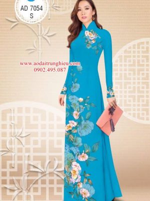 Vải áo dài Hoa in 3D mới ra AD 7054 23 1563203522 501 Vai ao dai Hoa in 3D moi ra AD 7054