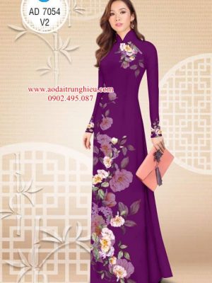 Vải áo dài Hoa in 3D mới ra AD 7054 27 1563203522 928 Vai ao dai Hoa in 3D moi ra AD 7054