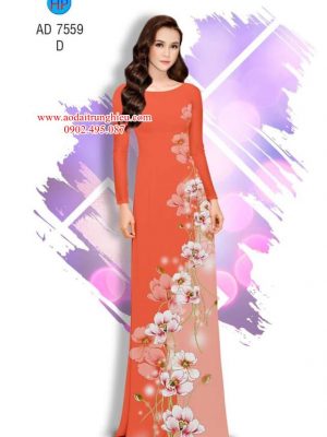 Vải áo dài Hoa in 3D kiểu mới AD 7559 28 1563204091 484 Vai ao dai Hoa in 3D kieu moi AD 7559