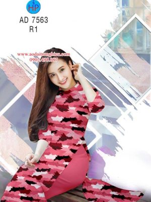 Vải áo dài Áo lính mới ra AD 7563 25 1563204705 453 Vai ao dai Ao linh moi ra AD 7563