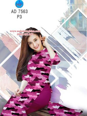 Vải áo dài Áo lính mới ra AD 7563 24 1563204705 631 Vai ao dai Ao linh moi ra AD 7563