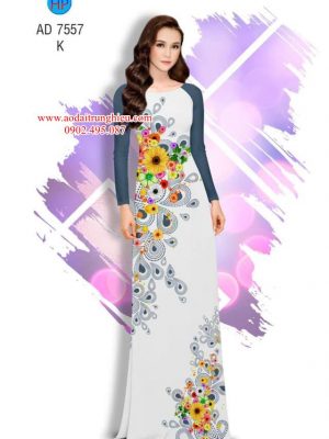 Vải áo dài Hoa in 3D kiểu mới AD 7557 27 1563208907 400 Vai ao dai Hoa in 3D kieu moi AD 7557