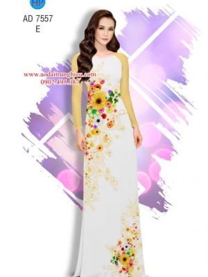 Vải áo dài Hoa in 3D kiểu mới AD 7557 31 1563208907 577 Vai ao dai Hoa in 3D kieu moi AD 7557