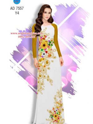 Vải áo dài Hoa in 3D kiểu mới AD 7557 29 1563208907 824 Vai ao dai Hoa in 3D kieu moi AD 7557