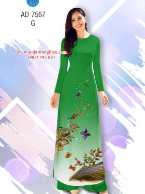 Vải áo dài Bướm kiểu mới AD 7567 25 1563284961 110 Vai ao dai Buom kieu moi AD 7567