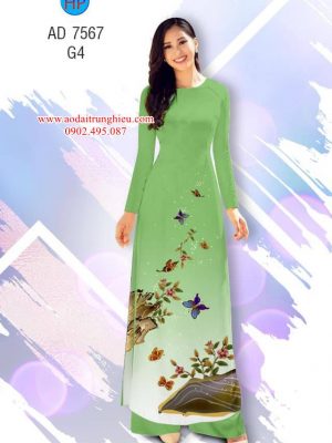 Vải áo dài Bướm kiểu mới AD 7567 24 1563284961 221 Vai ao dai Buom kieu moi AD 7567