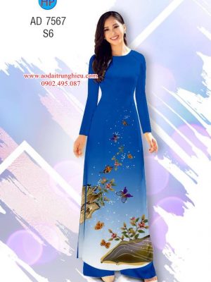 Vải áo dài Bướm kiểu mới AD 7567 34 1563284961 236 Vai ao dai Buom kieu moi AD 7567