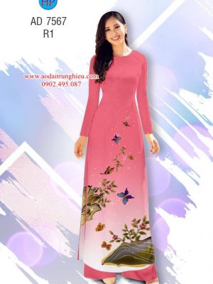 Vải áo dài Bướm kiểu mới AD 7567 36 1563284961 364 Vai ao dai Buom kieu moi AD 7567