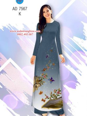 Vải áo dài Bướm kiểu mới AD 7567 23 1563284961 487 Vai ao dai Buom kieu moi AD 7567