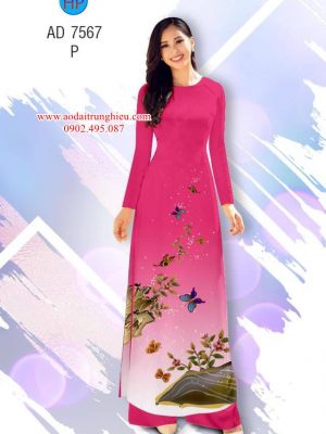 Vải áo dài Bướm kiểu mới AD 7567 37 1563284962 884 Vai ao dai Buom kieu moi AD 7567